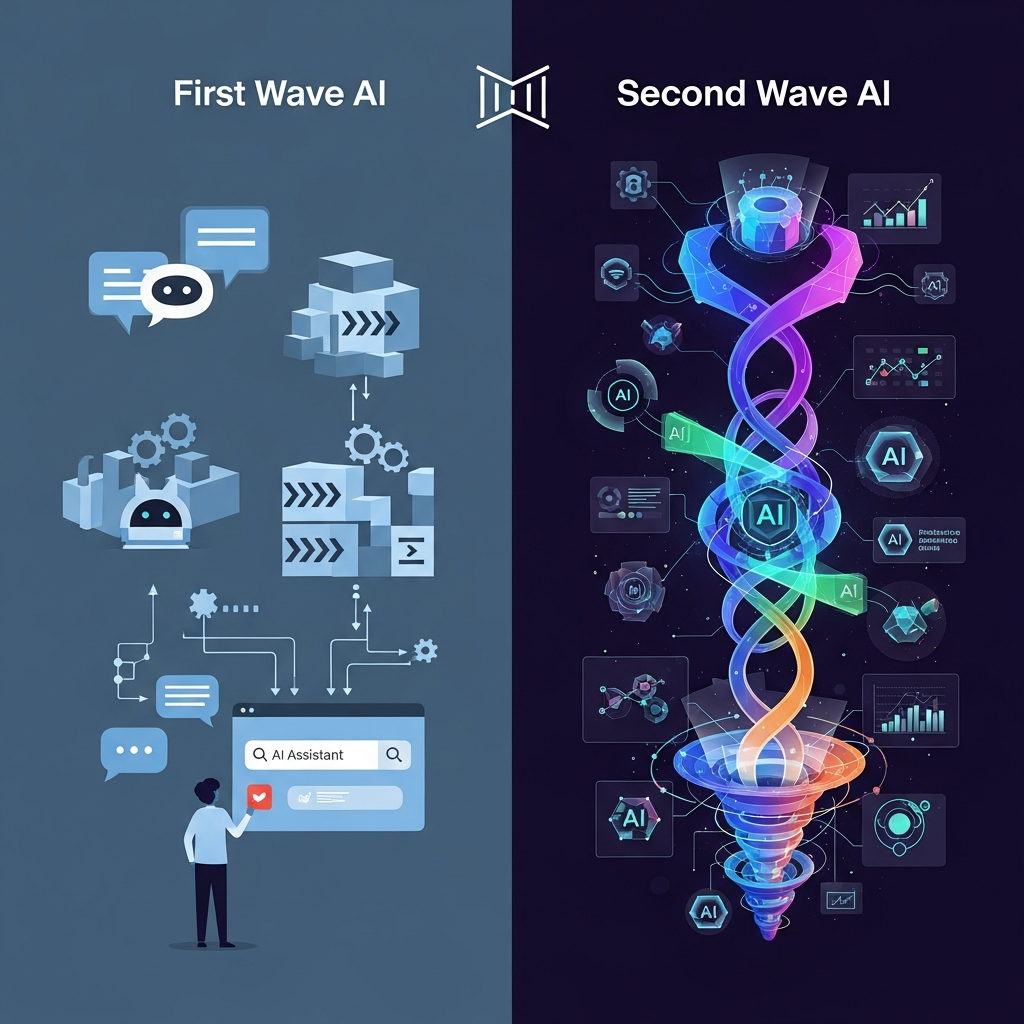 AI startups shift from novelty chatbots to integrated, AI-native products. Investors now demand real problem-solving, clear ROI, and sustainable competitive advantages.